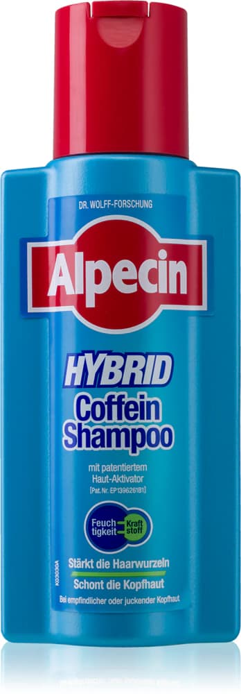 Hybrid Cafeine Shampoo voor Gevoelige Hoofdhuid