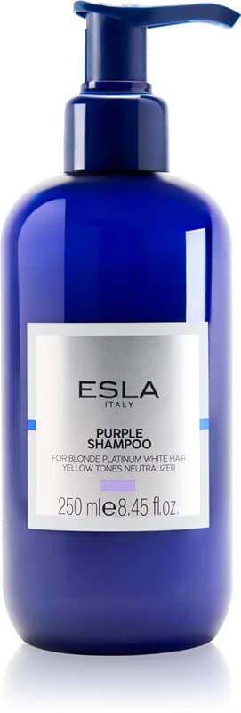 Purple shampoo voor blond haar neutraliseert gele Tinten