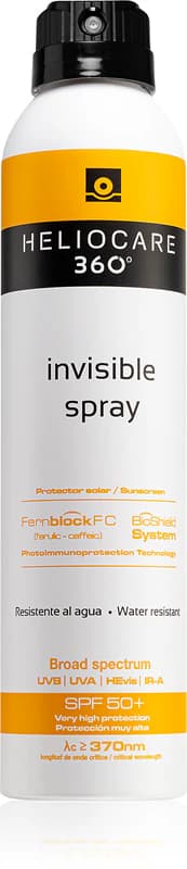 360° transparante beschermende spray SPF 50+