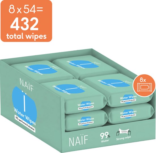 Naïf Plasticvrije Water Billendoekjes
